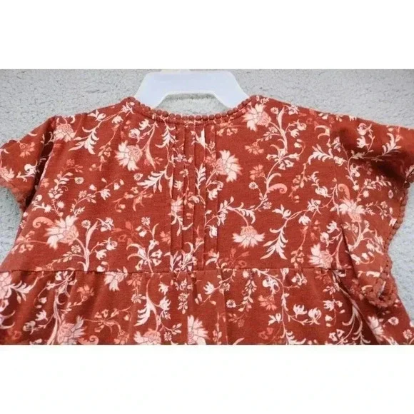 Knox Rose Women's Dress-Size Large-Boho-Bohemian Flowey Dress - Picture 5 of 7